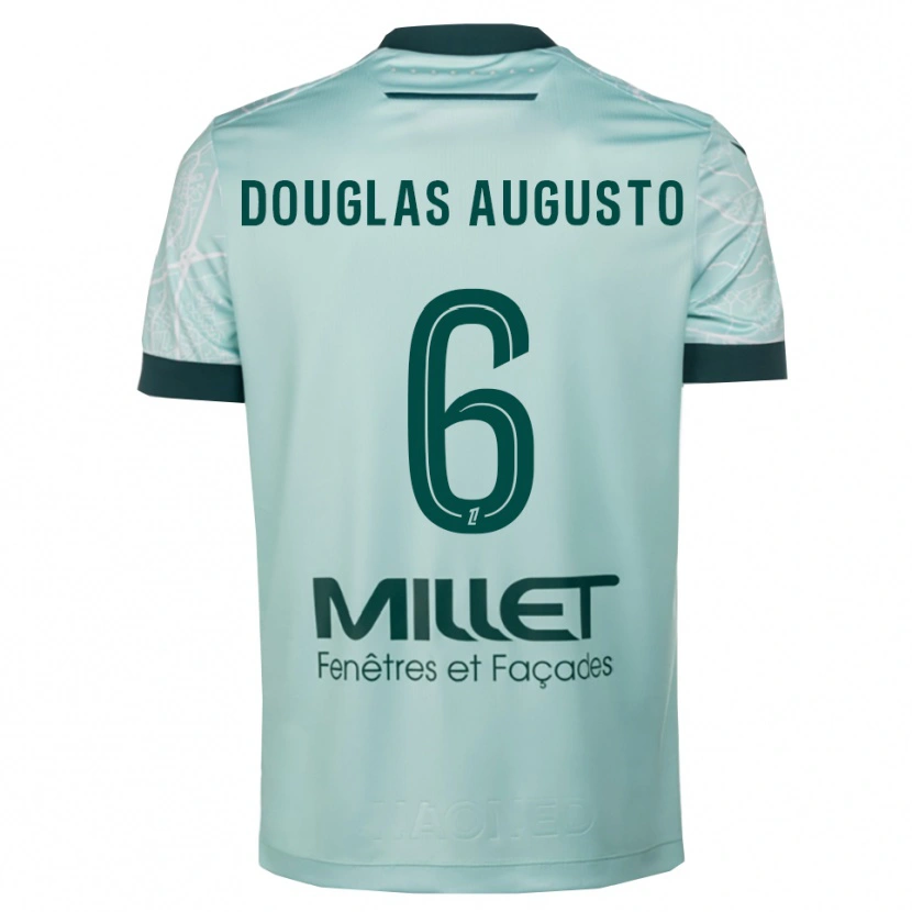 Danxen Homem Camisola Douglas Augusto #6 Verde Branco Alternativa 2025/26 Camisa Brasil
