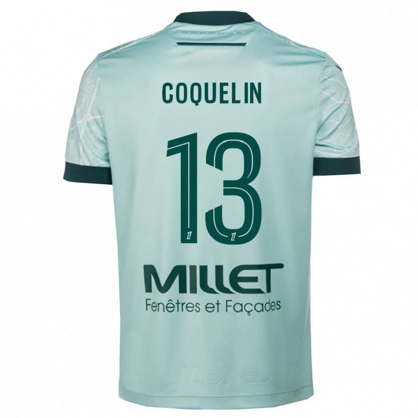 Danxen Homem Camisola Francis Coquelin #13 Verde Branco Alternativa 2025/26 Camisa Brasil