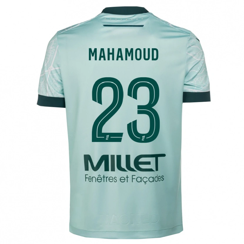 Danxen Homem Camisola Adel Mahamoud #23 Verde Branco Alternativa 2025/26 Camisa Brasil