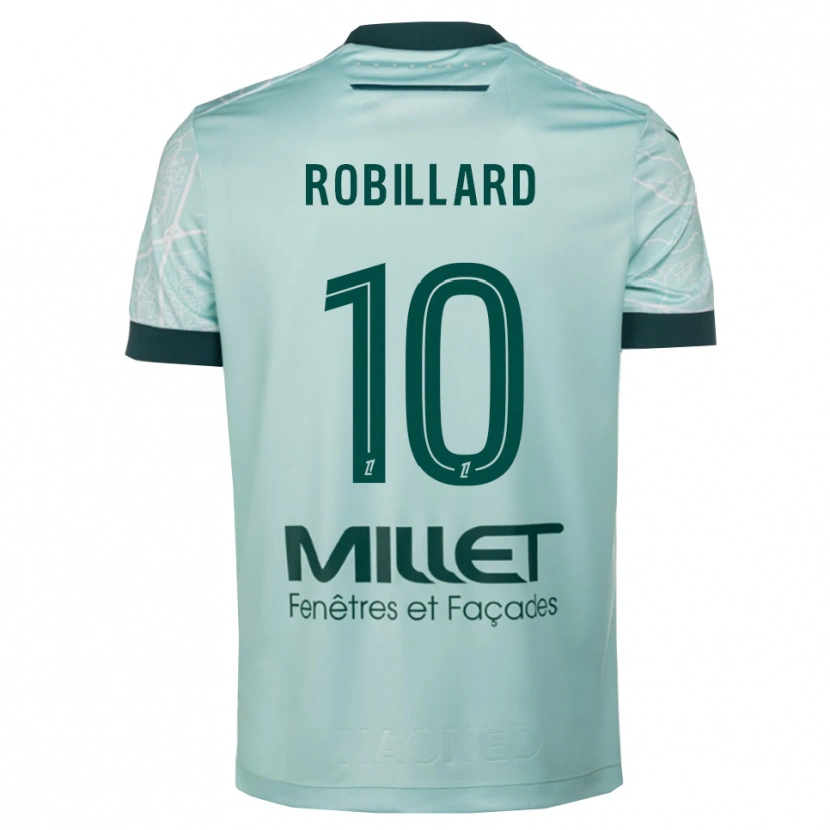 Danxen Homem Camisola Camille Robillard #10 Verde Branco Alternativa 2025/26 Camisa Brasil