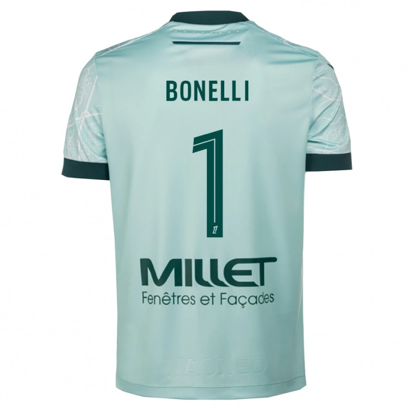 Danxen Homem Camisola Lucas Bonelli #1 Verde Branco Alternativa 2025/26 Camisa Brasil