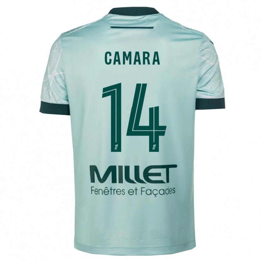 Danxen Homem Camisola Klaus Camara #14 Verde Branco Alternativa 2025/26 Camisa Brasil