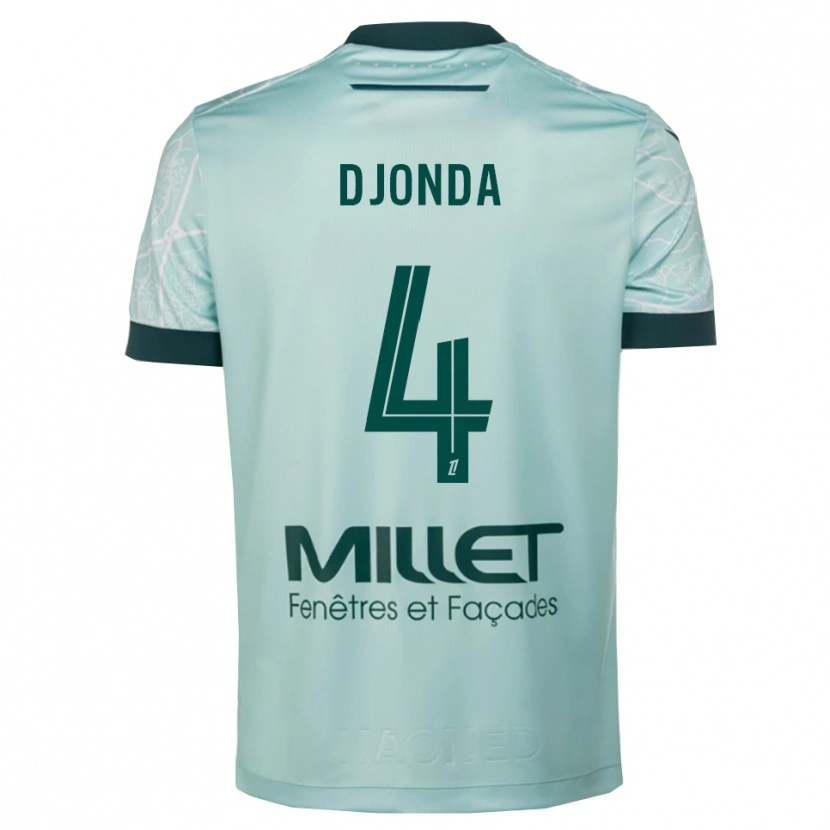 Danxen Homem Camisola Christian Djonda #4 Verde Branco Alternativa 2025/26 Camisa Brasil