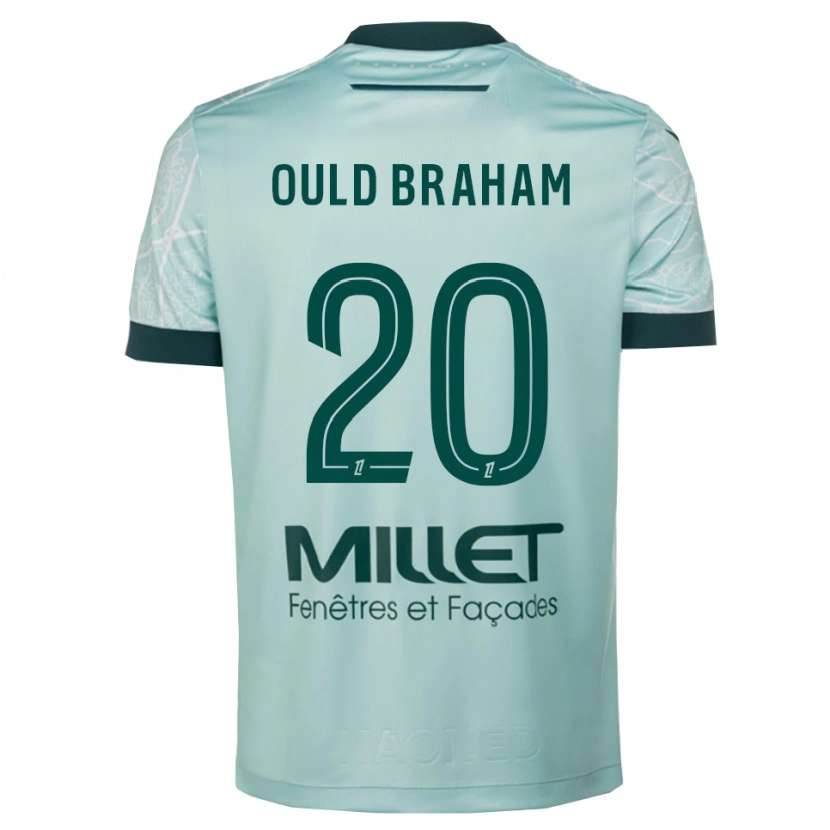 Danxen Homem Camisola Amira Ould Braham #20 Verde Branco Alternativa 2025/26 Camisa Brasil