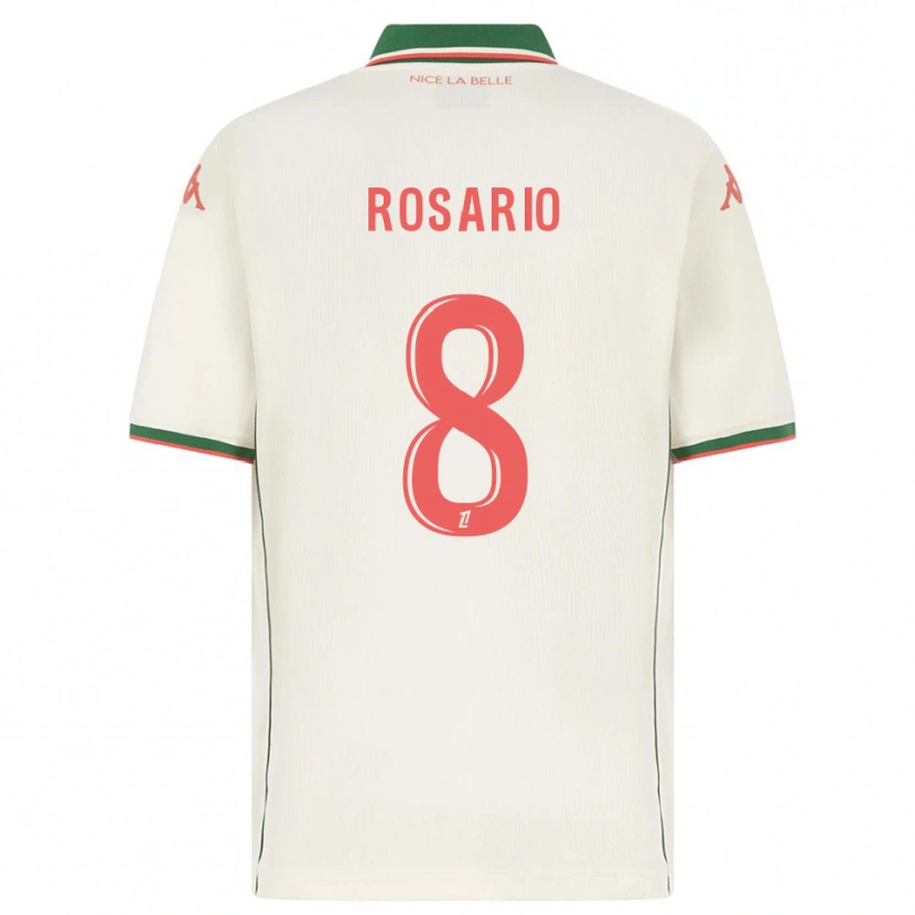 Danxen Homem Camisola Pablo Rosario #8 Branco Verde Alternativa 2025/26 Camisa Brasil