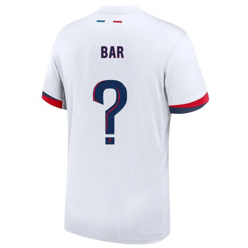 Danxen Homem Camisola Arthur Bar #0 Branco Vermelho Alternativa 2025/26 Camisa Brasil