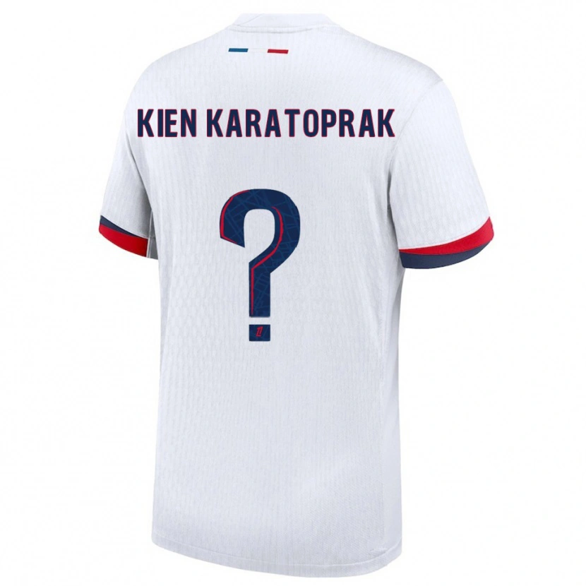 Danxen Homem Camisola Kenan Kien Karatoprak #0 Branco Vermelho Alternativa 2025/26 Camisa Brasil