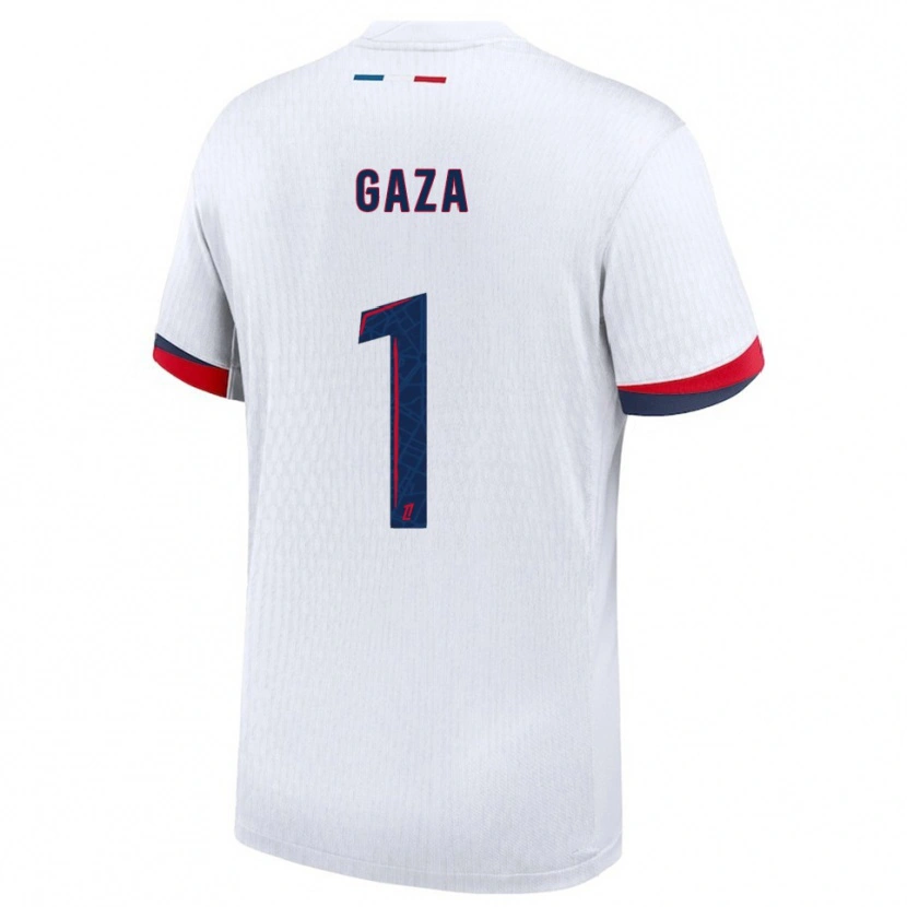 Danxen Homem Camisola Johnny Gaza #1 Branco Vermelho Alternativa 2025/26 Camisa Brasil