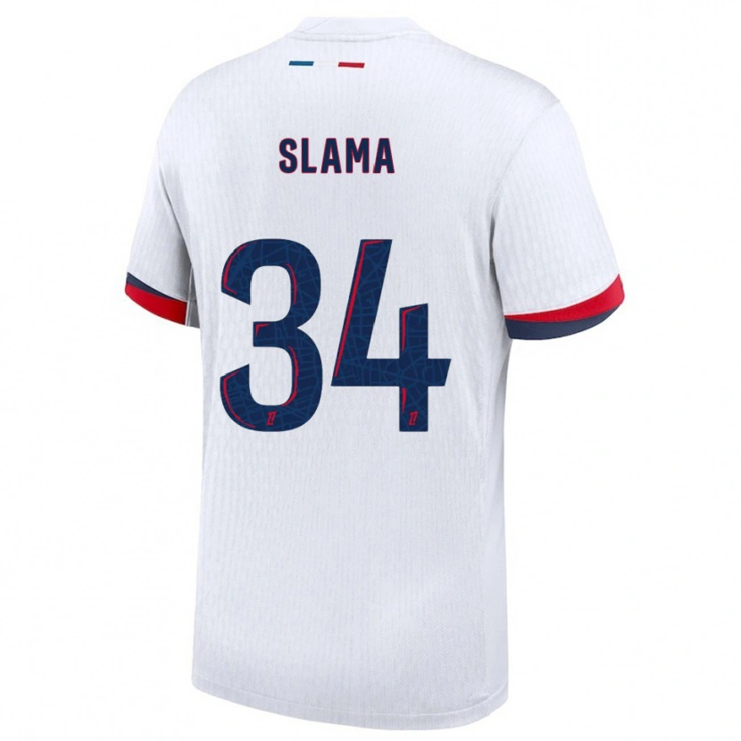 Danxen Homem Camisola Wassim Slama #34 Branco Vermelho Alternativa 2025/26 Camisa Brasil