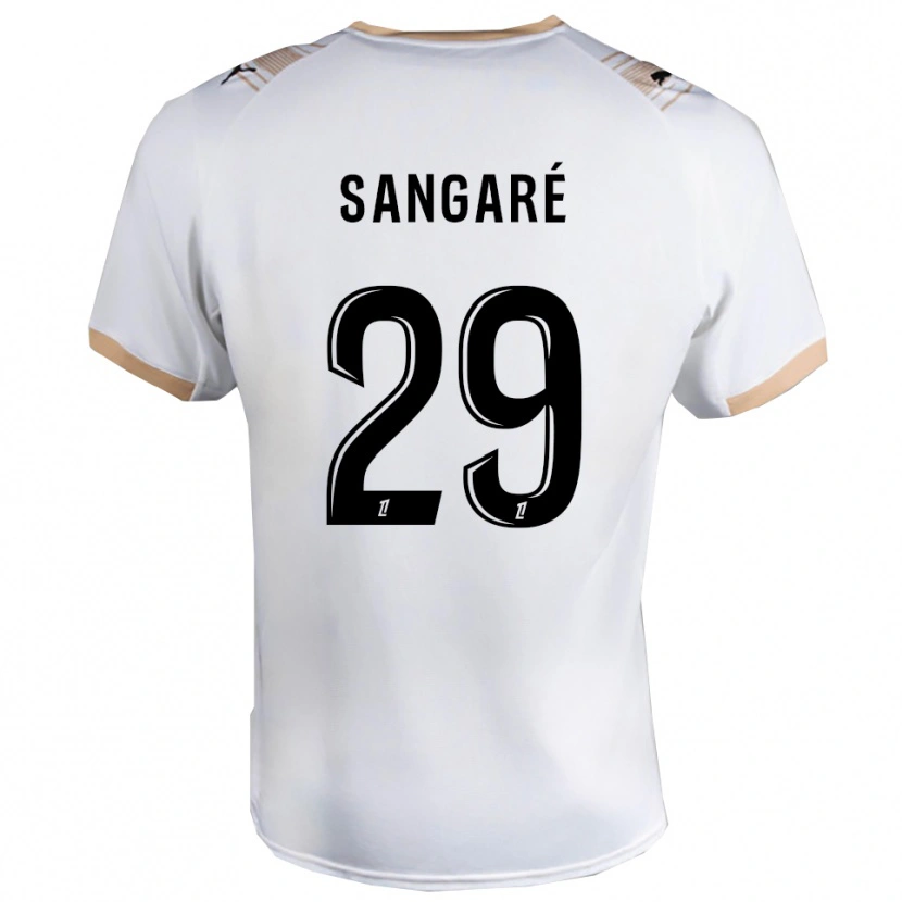 Danxen Homem Camisola Hawa Sangaré #29 Branco Preto Alternativa 2025/26 Camisa Brasil