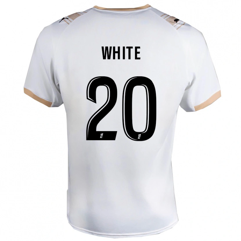 Danxen Homem Camisola Morgan White #20 Branco Preto Alternativa 2025/26 Camisa Brasil