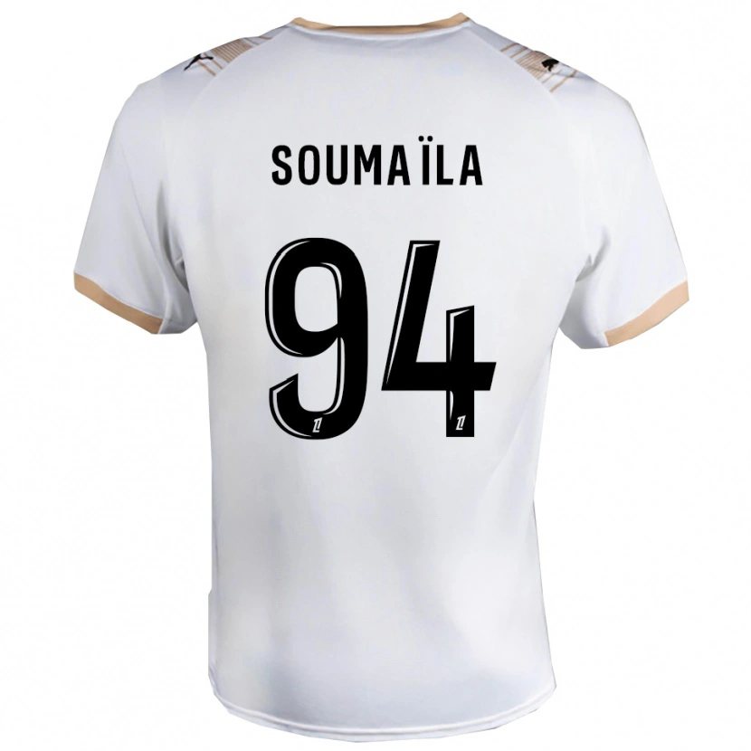 Danxen Homem Camisola Soumaïla Sylla #94 Branco Preto Alternativa 2025/26 Camisa Brasil
