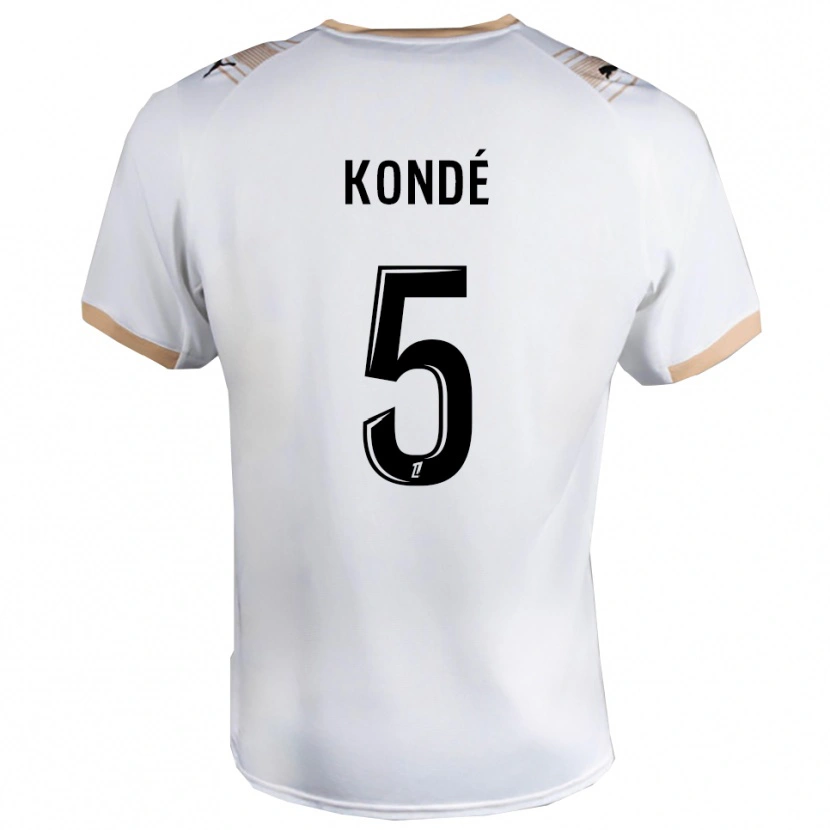 Danxen Homem Camisola Jean-Charles Kondé #5 Branco Preto Alternativa 2025/26 Camisa Brasil