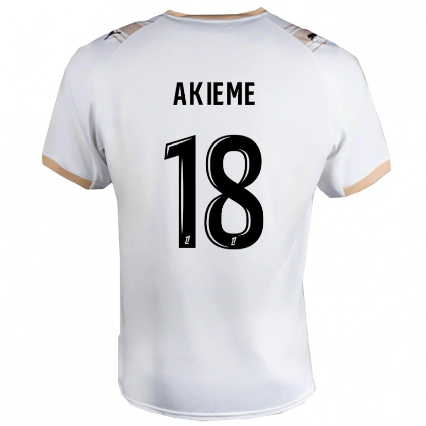 Danxen Homem Camisola Sergio Akieme #18 Branco Preto Alternativa 2025/26 Camisa Brasil