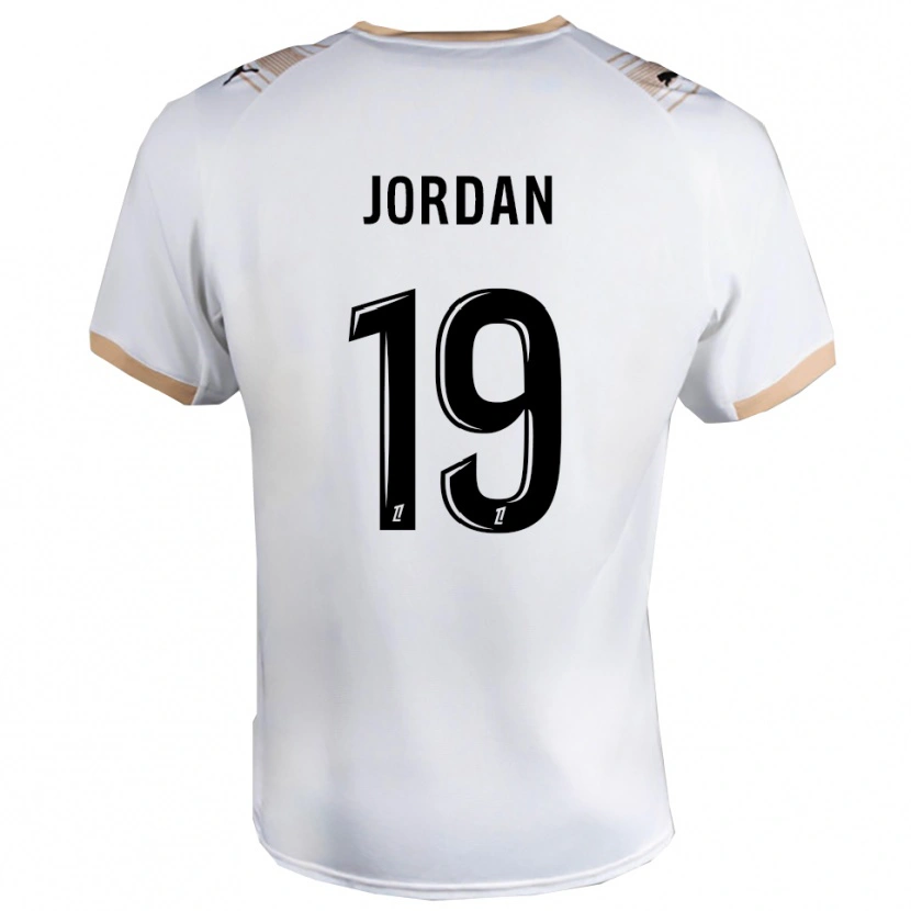 Danxen Homem Camisola Jordan #19 Branco Preto Alternativa 2025/26 Camisa Brasil