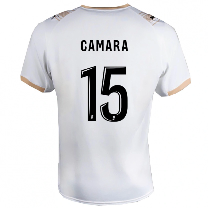 Danxen Homem Camisola Condé Camara #15 Branco Preto Alternativa 2025/26 Camisa Brasil