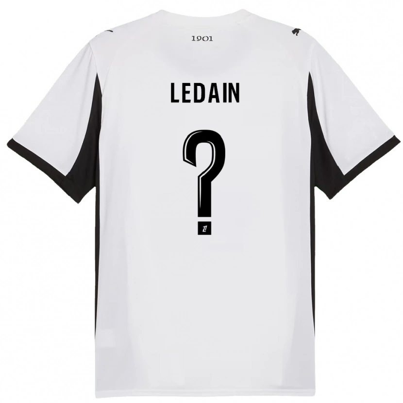 Danxen Homem Camisola Samuel Ledain #0 Branco Preto Alternativa 2025/26 Camisa Brasil