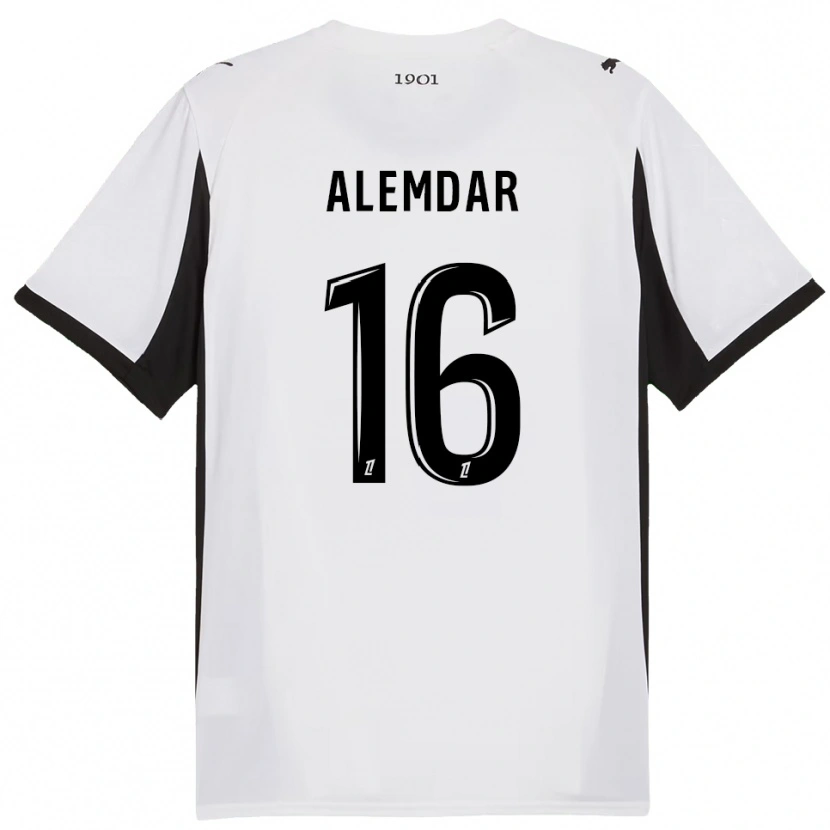 Danxen Homem Camisola Doğan Alemdar #16 Branco Preto Alternativa 2025/26 Camisa Brasil
