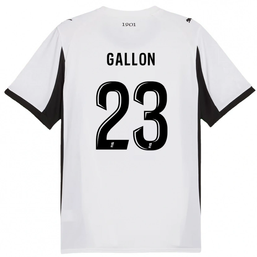 Danxen Homem Camisola Gauthier Gallon #23 Branco Preto Alternativa 2025/26 Camisa Brasil