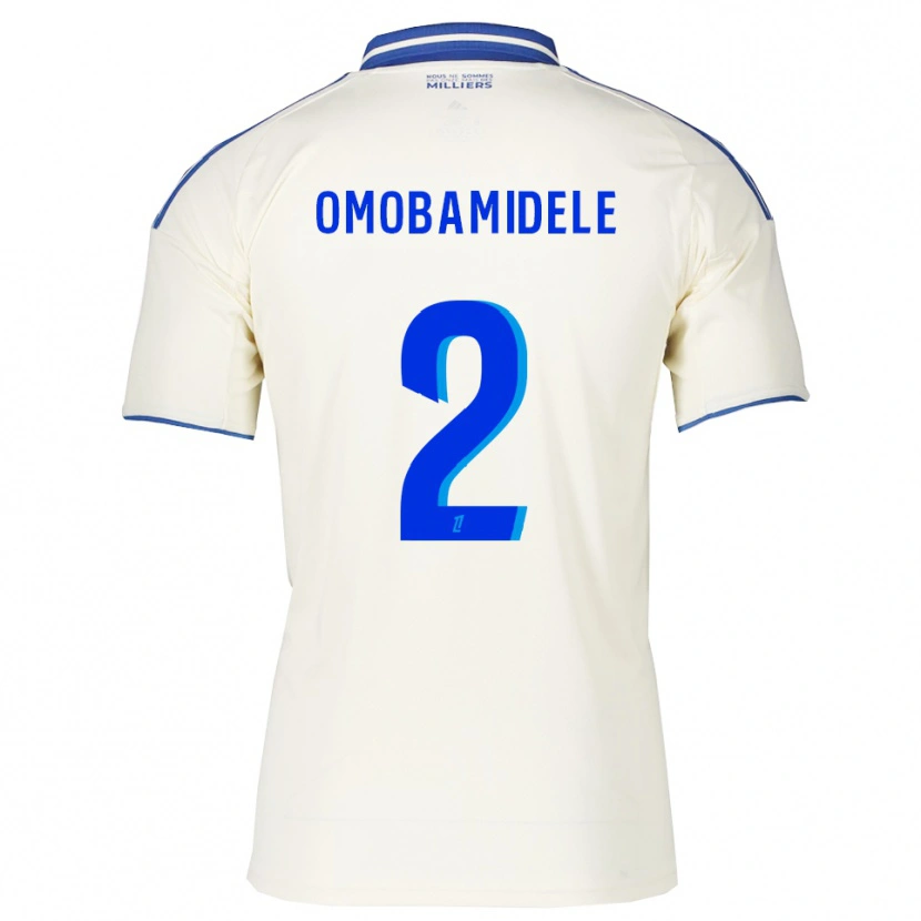 Danxen Homem Camisola Andrew Omobamidele #2 Champagne Azul Alternativa 2025/26 Camisa Brasil