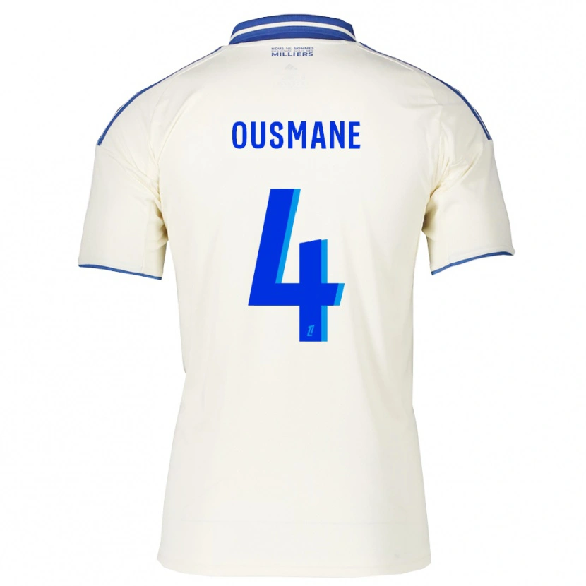 Danxen Homem Camisola Abdoulaye Ousmane #4 Champagne Azul Alternativa 2025/26 Camisa Brasil