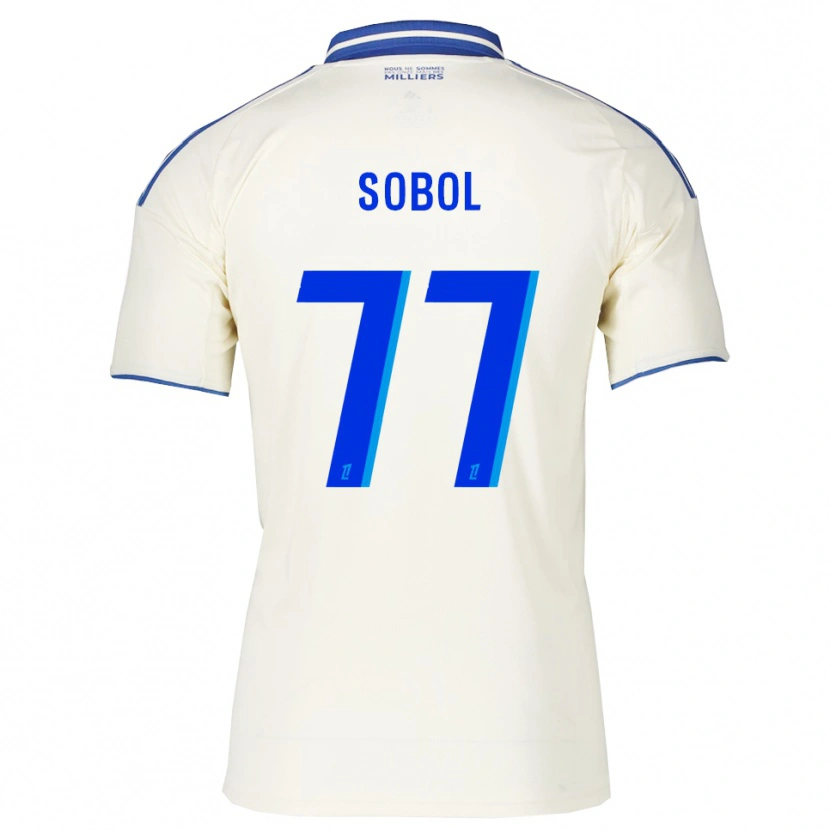 Danxen Homem Camisola Eduard Sobol #77 Champagne Azul Alternativa 2025/26 Camisa Brasil