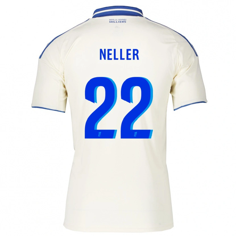 Danxen Homem Camisola Chloé Neller #22 Champagne Azul Alternativa 2025/26 Camisa Brasil