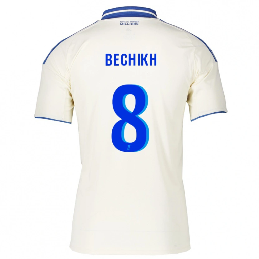 Danxen Homem Camisola Mohamed Bechikh #8 Champagne Azul Alternativa 2025/26 Camisa Brasil