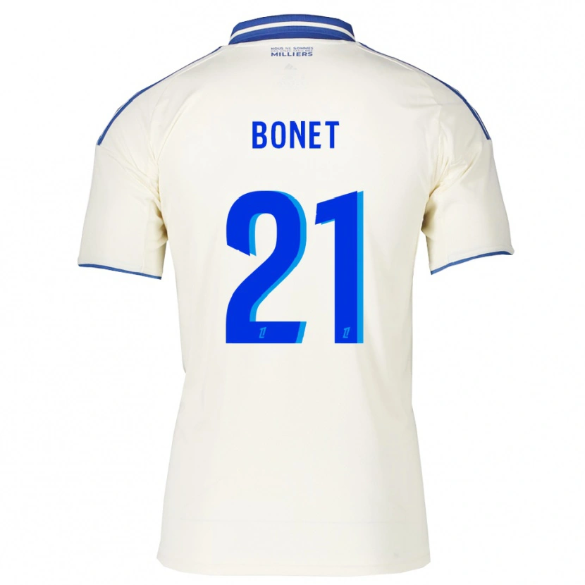 Danxen Homem Camisola Élise Bonet #21 Champagne Azul Alternativa 2025/26 Camisa Brasil