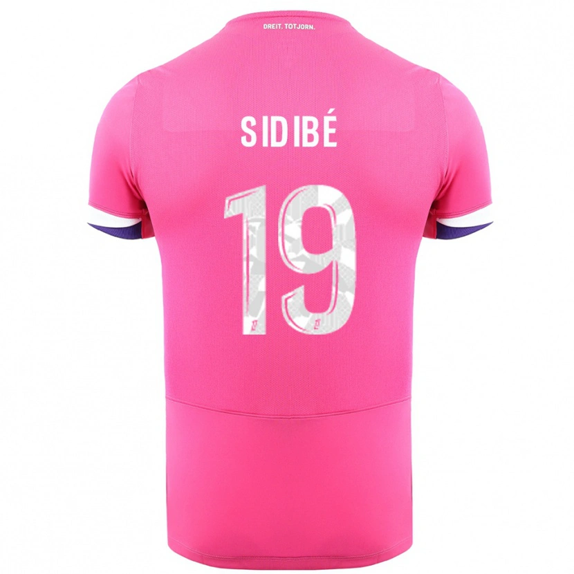Danxen Homem Camisola Djibril Sidibé #19 Rosa Branco Alternativa 2025/26 Camisa Brasil
