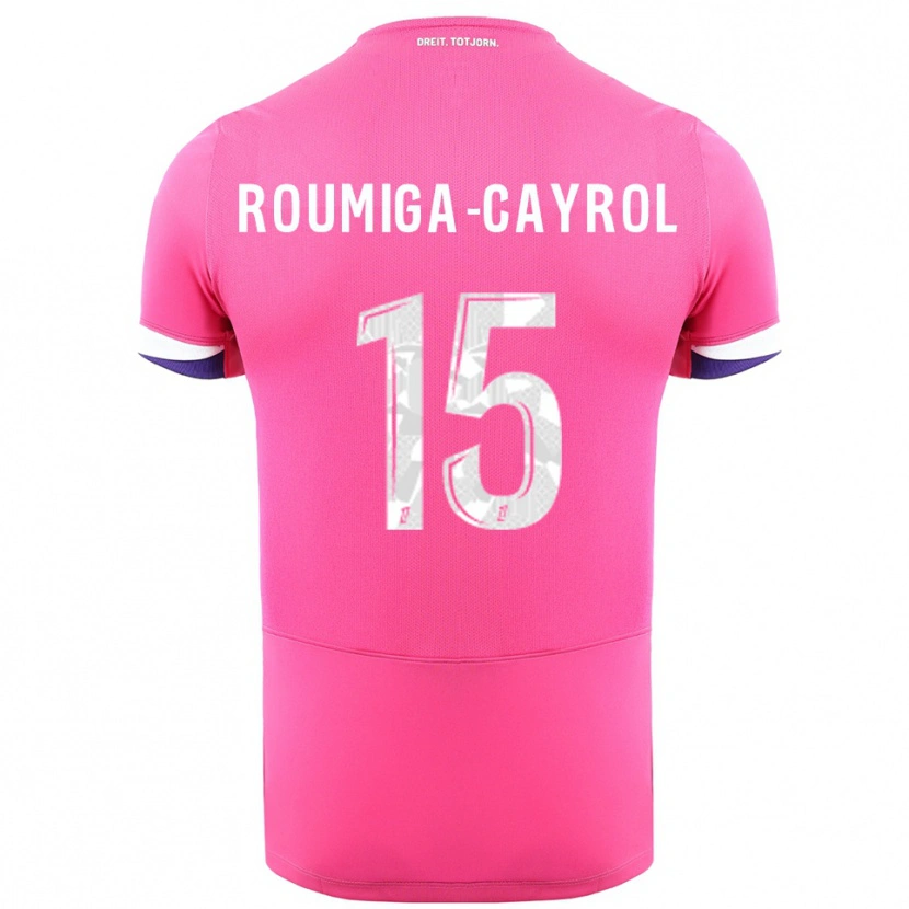 Danxen Homem Camisola Sonia Roumiga-Cayrol #15 Rosa Branco Alternativa 2025/26 Camisa Brasil