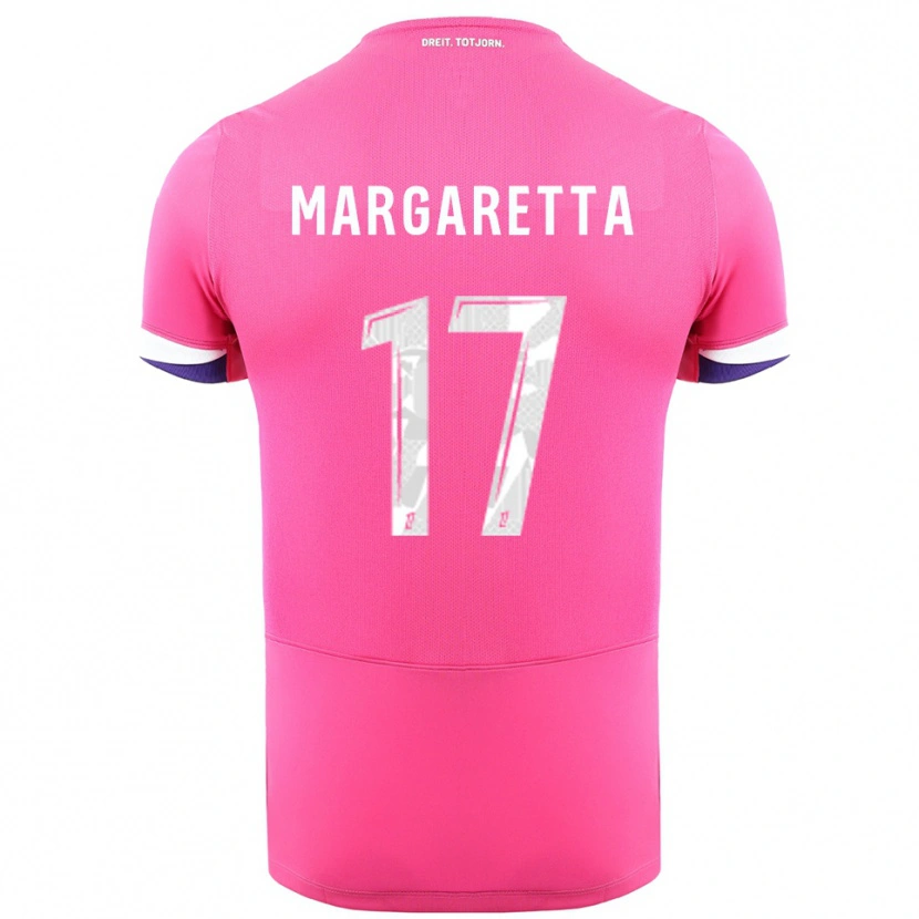 Danxen Homem Camisola Jessica Margaretta #17 Rosa Branco Alternativa 2025/26 Camisa Brasil