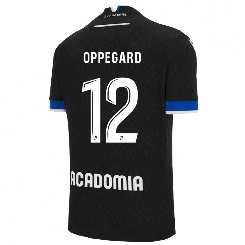 Danxen Homem Camisola Fredrik Oppegård #12 Preto Branco Alternativa 2025/26 Camisa Brasil