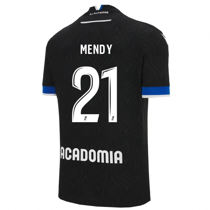 Danxen Homem Camisola Tony Mendy #21 Preto Branco Alternativa 2025/26 Camisa Brasil