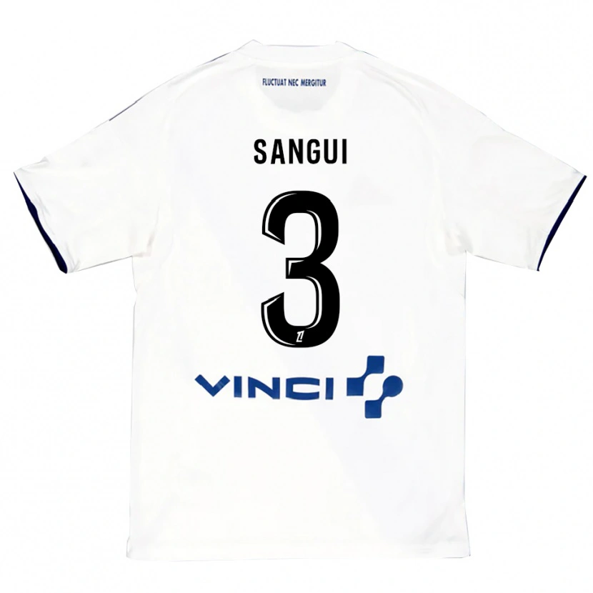 Danxen Homem Camisola Nhoa Sangui #3 Branco Azul Alternativa 2025/26 Camisa Brasil