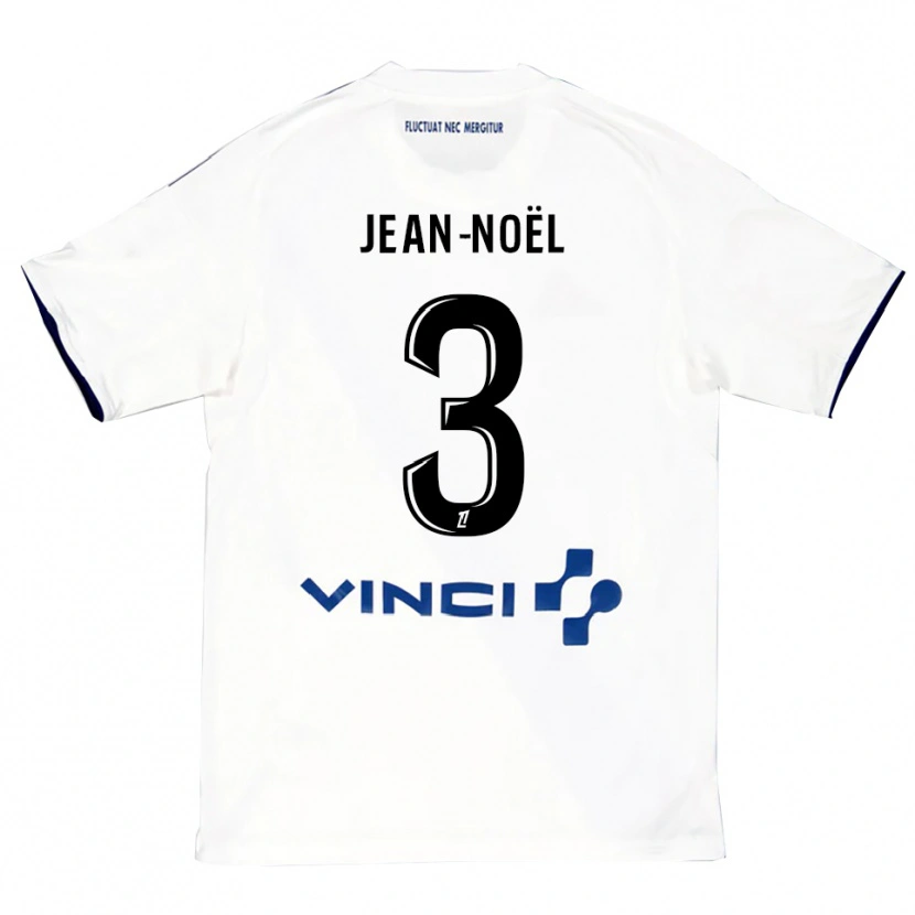 Danxen Homem Camisola Jahly Jean-Noël #3 Branco Azul Alternativa 2025/26 Camisa Brasil