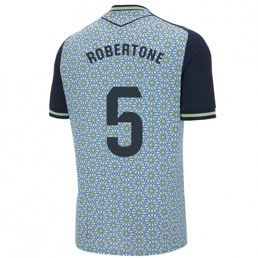 Danxen Homem Camisola Lucas Robertone #5 Azul Marinho Alternativa 2025/26 Camisa Brasil