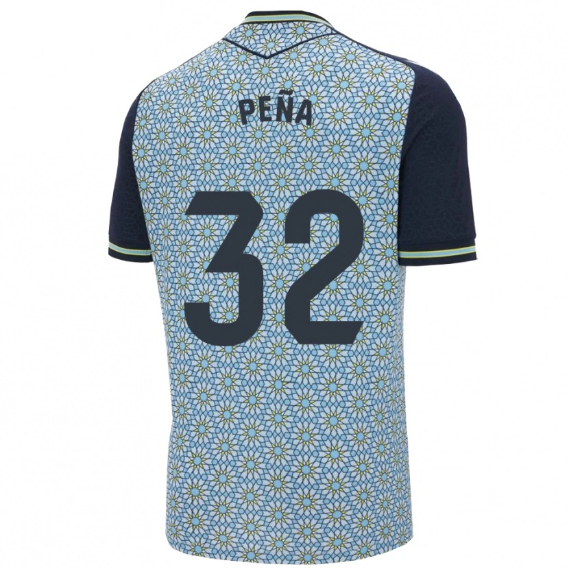 Danxen Homem Camisola Marcos Peña #32 Azul Marinho Alternativa 2025/26 Camisa Brasil