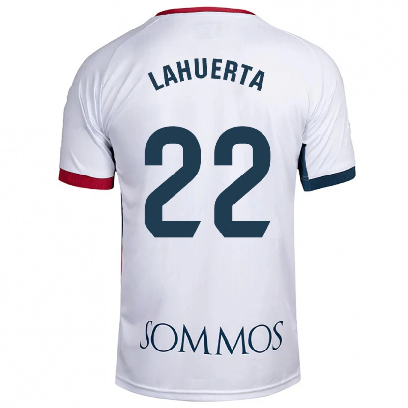 Danxen Homem Camisola Gema Lahuerta #22 Branco Vermelho Alternativa 2025/26 Camisa Brasil