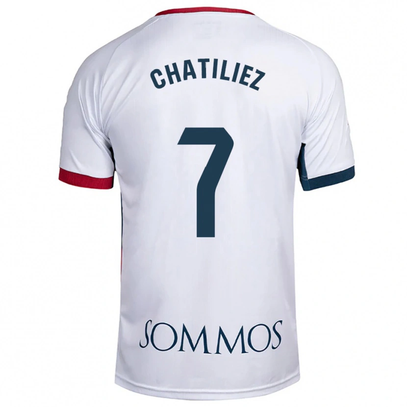 Danxen Homem Camisola Willy Chatiliez #7 Branco Vermelho Alternativa 2025/26 Camisa Brasil