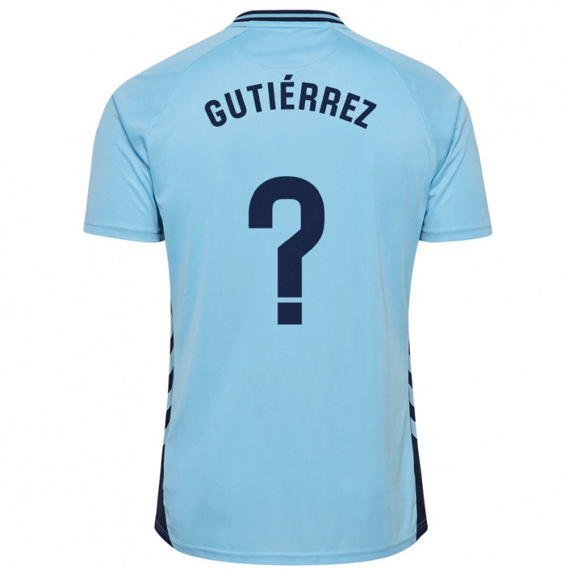 Danxen Homem Camisola Marco Gutiérrez #0 Azul Celeste Alternativa 2025/26 Camisa Brasil