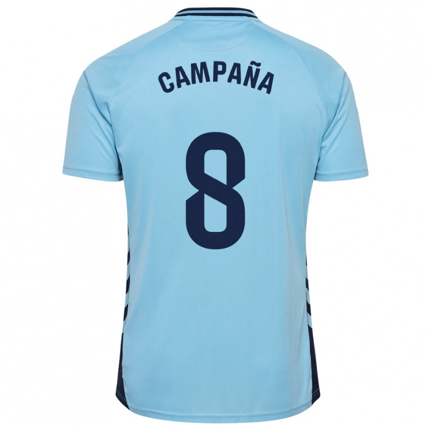Danxen Homem Camisola José Campaña #8 Azul Celeste Alternativa 2025/26 Camisa Brasil