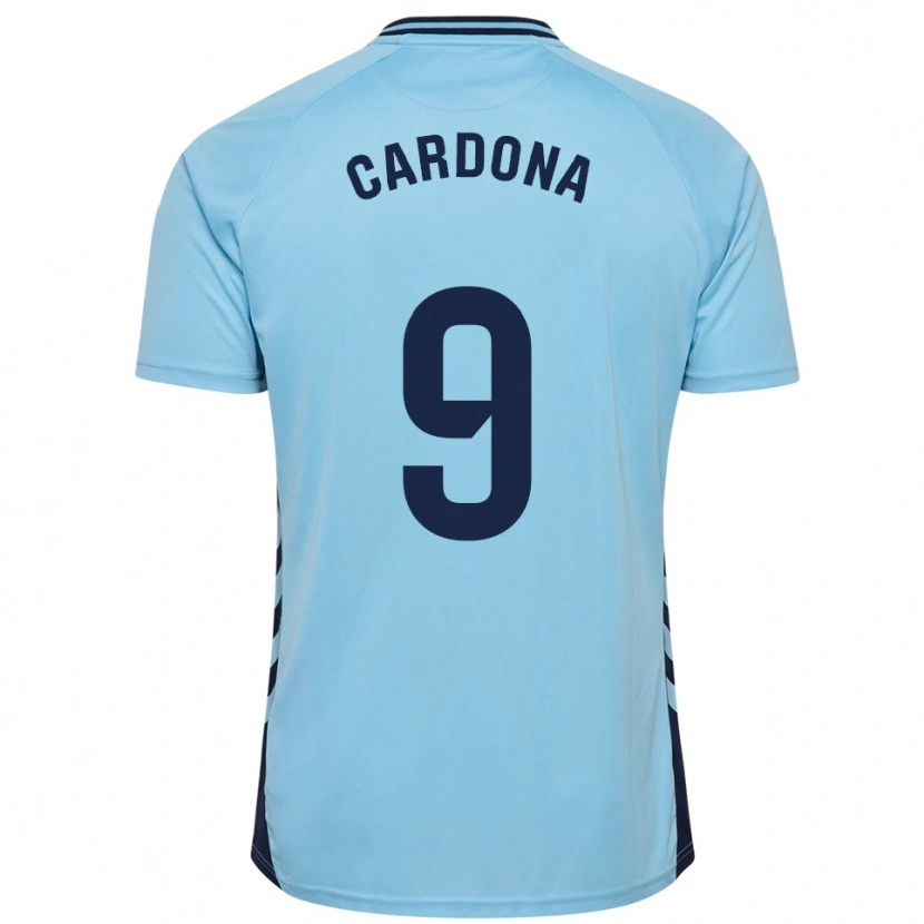 Danxen Homem Camisola Marc Cardona #9 Azul Celeste Alternativa 2025/26 Camisa Brasil