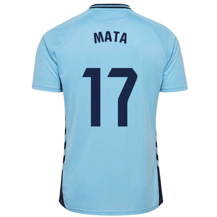 Danxen Homem Camisola Jaime Mata #17 Azul Celeste Alternativa 2025/26 Camisa Brasil