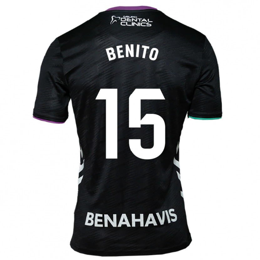 Danxen Homem Camisola Iván Benito #15 Preto Roxo Verde Alternativa 2025/26 Camisa Brasil