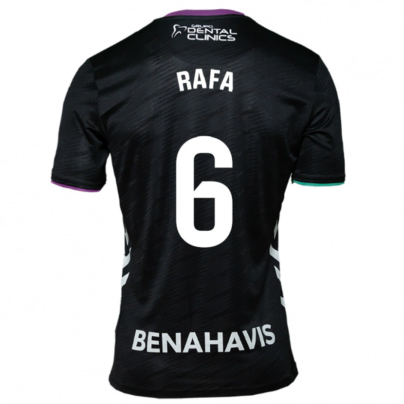 Danxen Homem Camisola Rafa Rodríguez #6 Preto Roxo Verde Alternativa 2025/26 Camisa Brasil