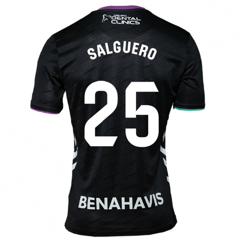 Danxen Homem Camisola Ismael Salguero #25 Preto Roxo Verde Alternativa 2025/26 Camisa Brasil