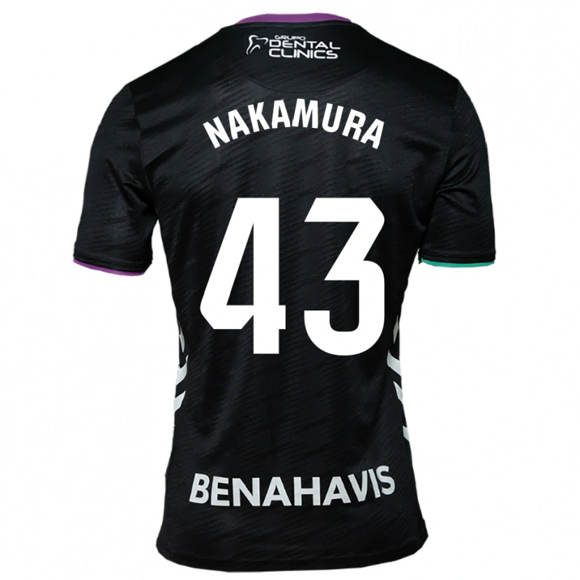 Danxen Homem Camisola Mare Nakamura #43 Preto Roxo Verde Alternativa 2025/26 Camisa Brasil