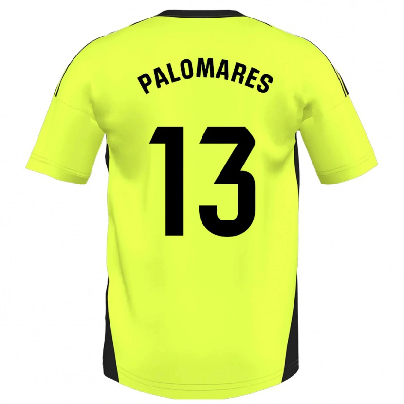 Danxen Homem Camisola Juanpa Palomares #13 Amarelo Fluorescente Alternativa 2025/26 Camisa Brasil