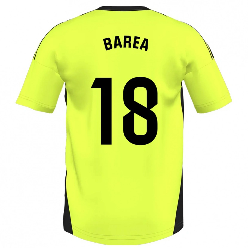 Danxen Homem Camisola Ismael Barea #18 Amarelo Fluorescente Alternativa 2025/26 Camisa Brasil